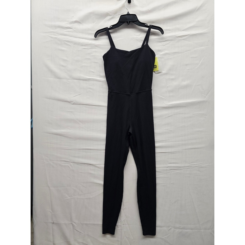 All in Motion Womens Athletic Bodysuit Black Nylon Blend Size XS